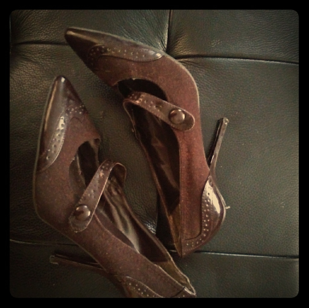 High heeled Mary janes